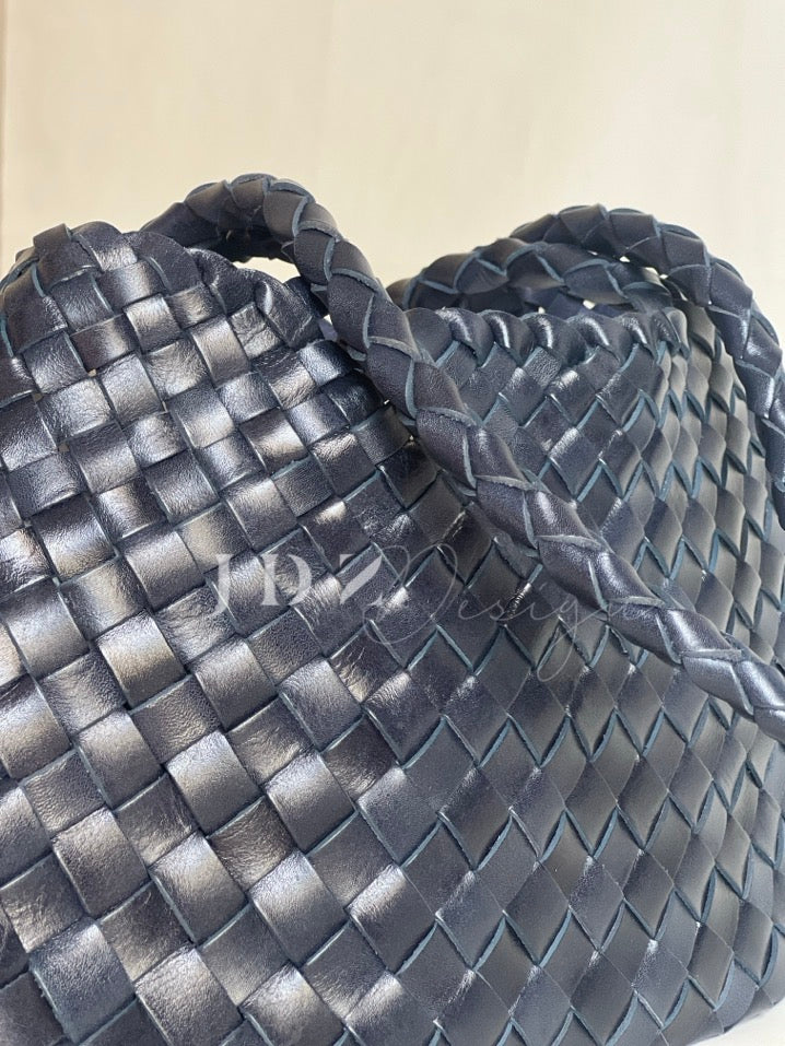 Lana Retro hand-woven first-layer cowhide shoulder bag, Soft Leather bag ,Gift for Wife,Gift for Mom， beach holiday  cow leather bag