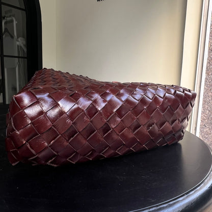 Sophia - Handmade Full Cowhide Leather Shoulder Bag with Single Strap