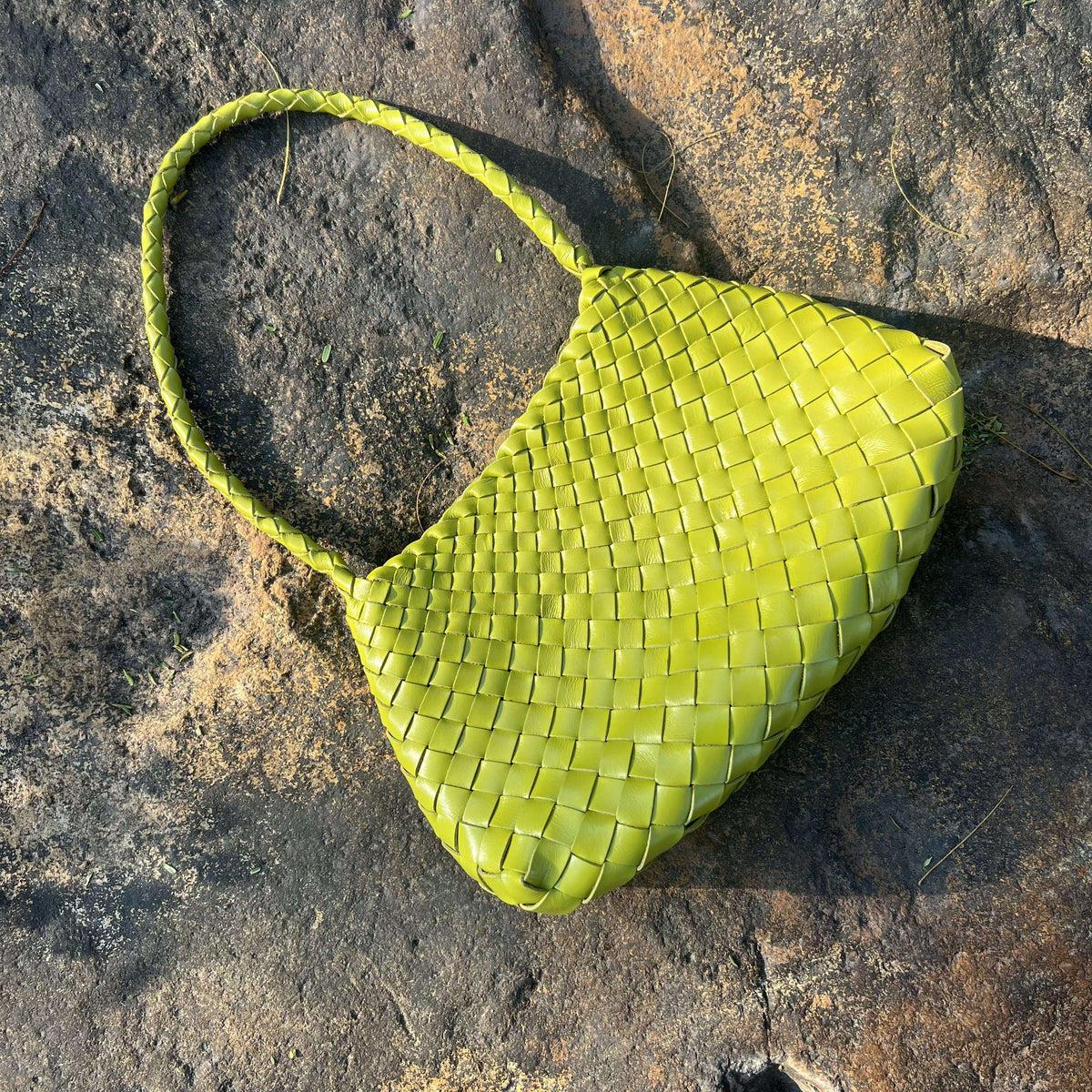 Sophia - Handmade Full Cowhide Leather Shoulder Bag with Single Strap